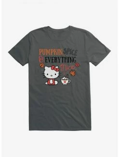 Top 10 😉 Hello Kitty Pumpkin Spice & Everything Nice T-Shirt ✔️ -Cheap Sanrio Store 19175151 hi 1