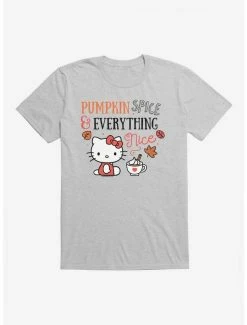 Top 10 😉 Hello Kitty Pumpkin Spice & Everything Nice T-Shirt ✔️ -Cheap Sanrio Store 19175169 hi