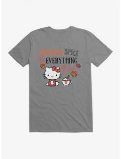 Top 10 😉 Hello Kitty Pumpkin Spice & Everything Nice T-Shirt ✔️ -Cheap Sanrio Store 19175187 hi
