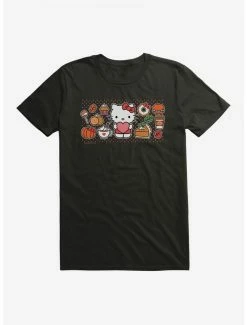 Budget ⭐ Hello Kitty Pumpkin Spice Food & Decor T-Shirt ⌛ -Cheap Sanrio Store 19175214 hi