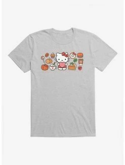 Budget ⭐ Hello Kitty Pumpkin Spice Food & Decor T-Shirt ⌛ -Cheap Sanrio Store 19175241 hi