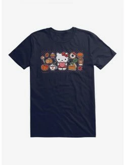 Budget ⭐ Hello Kitty Pumpkin Spice Food & Decor T-Shirt ⌛ -Cheap Sanrio Store 19175250 hi