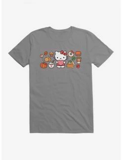 Budget ⭐ Hello Kitty Pumpkin Spice Food & Decor T-Shirt ⌛ -Cheap Sanrio Store 19175259 hi