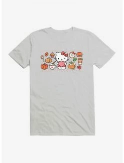 Budget ⭐ Hello Kitty Pumpkin Spice Food & Decor T-Shirt ⌛ -Cheap Sanrio Store 19175268 hi