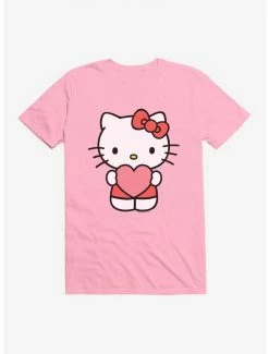 Wholesale ✨ Hello Kitty Holding Heart T-Shirt 🧨 -Cheap Sanrio Store 19175304 hi
