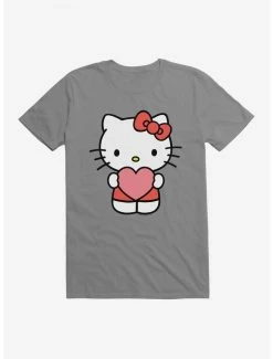 Wholesale ✨ Hello Kitty Holding Heart T-Shirt 🧨 -Cheap Sanrio Store 19175331 hi