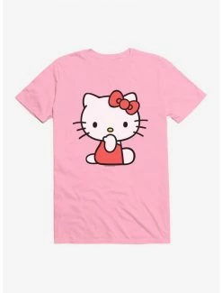 Flash Sale ✨ Hello Kitty Sitting T-Shirt 🔥 -Cheap Sanrio Store 19175620 hi