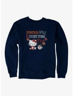 Outlet 🔔 Hello Kitty Pumpkin Spice & Everything Nice Sweatshirt 💯