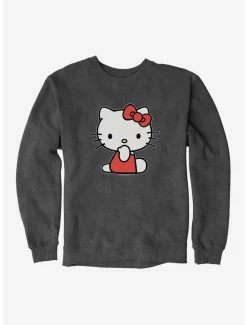Brand new 🥰 Hello Kitty Sitting Sweatshirt ⌛ -Cheap Sanrio Store 19175972 hi
