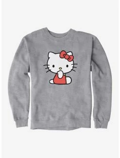 Brand new 🥰 Hello Kitty Sitting Sweatshirt ⌛ -Cheap Sanrio Store 19175979 hi