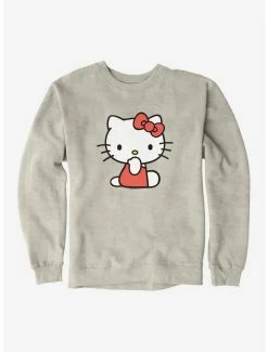 Brand new 🥰 Hello Kitty Sitting Sweatshirt ⌛ -Cheap Sanrio Store 19175993 hi