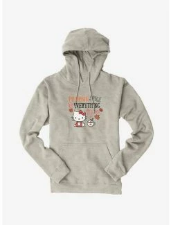 Flash Sale 🎉 Hello Kitty Pumpkin Spice & Everything Nice Hoodie 👏 -Cheap Sanrio Store 19176979 hi
