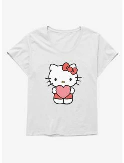 Cheap 💯 Hello Kitty Heart 👧 Girls T-Shirt Plus Size 🔥 -Cheap Sanrio Store 19178160 hi 1