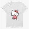 Cheap 💯 Hello Kitty Heart 👧 Girls T-Shirt Plus Size 🔥 -Cheap Sanrio Store 19178160 hi