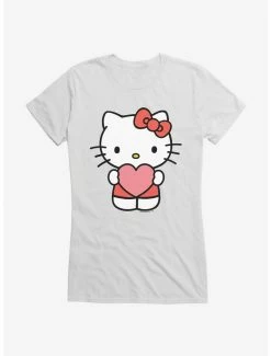Hot Sale 😍 Hello Kitty Heart 👧 Girls T-Shirt 🤩 -Cheap Sanrio Store 19178396 hi 1
