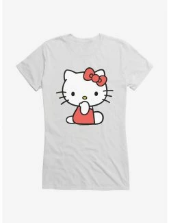 Hot Sale ✔️ Hello Kitty Sitting 👧 Girls T-Shirt ❤️ -Cheap Sanrio Store 19178522 hi