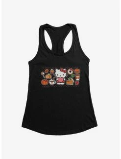 New ✔️ Hello Kitty Pumpkin Spice Food & Decor 👧 Girls Tank 🎉 -Cheap Sanrio Store 19178602 hi 1