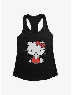Hot Sale 🧨 Hello Kitty Sitting 👧 Girls Tank 🤩 -Cheap Sanrio Store 19178742 hi 1
