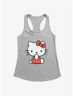 Hot Sale 🧨 Hello Kitty Sitting 👧 Girls Tank 🤩 -Cheap Sanrio Store 19178749 hi