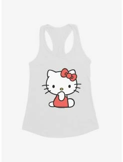 Hot Sale 🧨 Hello Kitty Sitting 👧 Girls Tank 🤩 -Cheap Sanrio Store 19178770 hi
