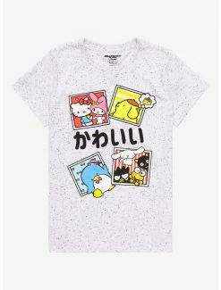 Best Sale 👏 Hello Kitty And Friends Photo Speckled 👧 Girls T-Shirt 🥰