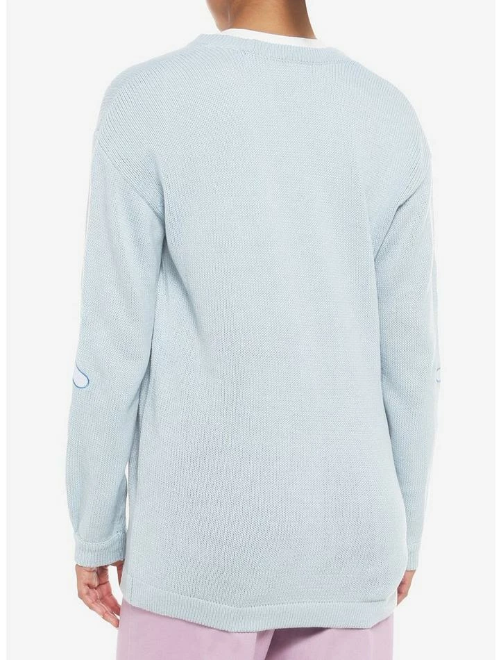 Cheapest π― Cinnamoroll Embroidered Oversized π§ Girls Cardigan 𧨠5 Cheapest π― Cinnamoroll Embroidered Oversized π§ Girls Cardigan 𧨠- Image 3