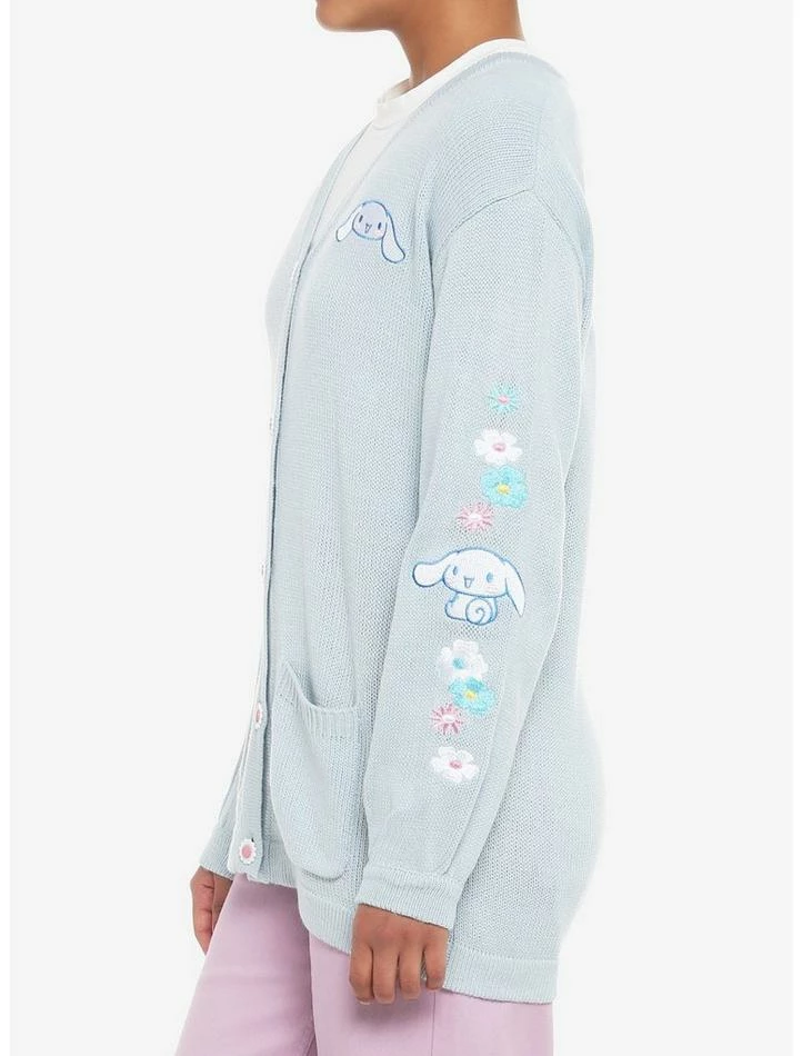 Cheapest π― Cinnamoroll Embroidered Oversized π§ Girls Cardigan 𧨠7 Cheapest π― Cinnamoroll Embroidered Oversized π§ Girls Cardigan 𧨠- Image 5