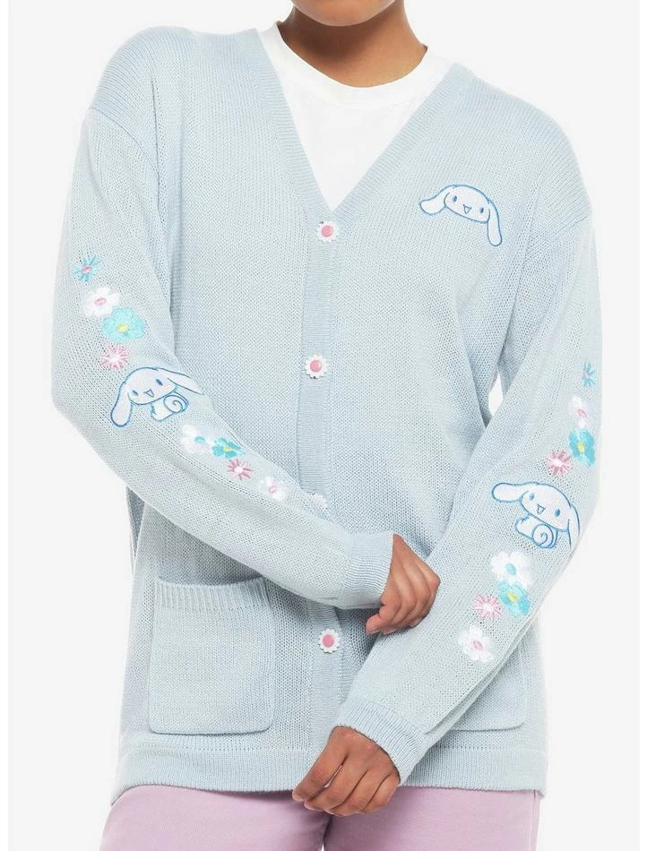 Cheapest π― Cinnamoroll Embroidered Oversized π§ Girls Cardigan 𧨠3 Cheapest π― Cinnamoroll Embroidered Oversized π§ Girls Cardigan π§¨