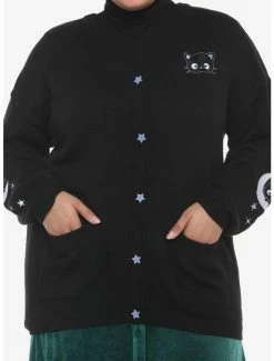 Best Pirce 🔔 Chococat Embroidered 👧 Girls Cardigan Plus Size 😍