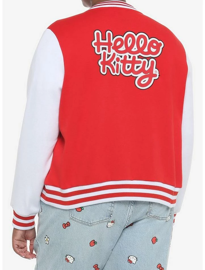 New โค๏ธ Hello Kitty ๐ง Girls Varsity Jacket Plus Size ๐ 5 New โค๏ธ Hello Kitty ๐ง Girls Varsity Jacket Plus Size ๐ - Image 3