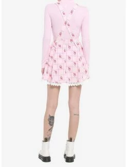 Budget ๐ My Melody Plaid & Lace Suspender ๐ Skirt ๐ 7 Budget ๐ My Melody Plaid & Lace Suspender ๐ Skirt ๐ -Cheap Sanrio Store 19306373 av2