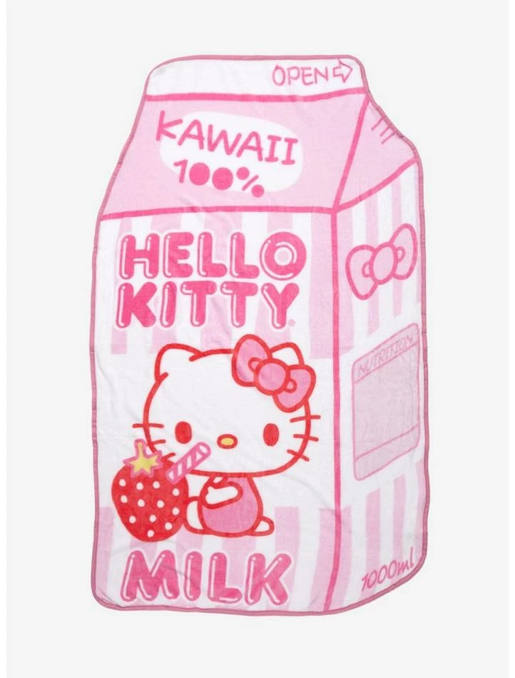 Flash Sale โญ Hello Kitty Milk Carton Figural Throw Blanket ๐ 3 Flash Sale โญ Hello Kitty Milk Carton Figural Throw Blanket ๐