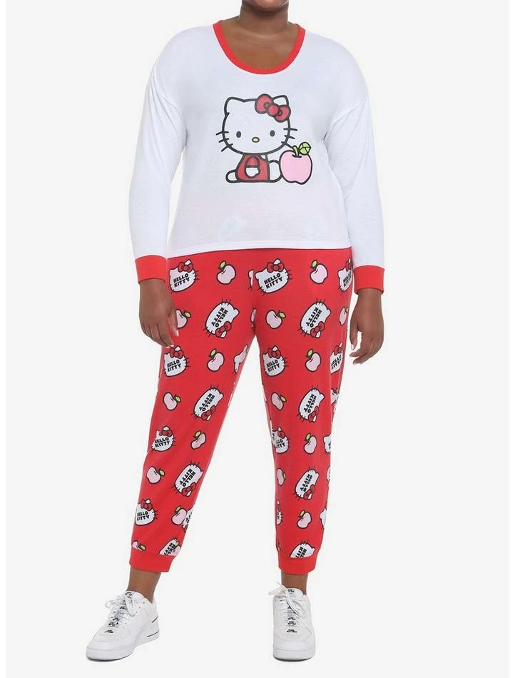 Buy ๐ Hello Kitty Apple ๐ง Girls Skimmer Long-Sleeve Pajama Top Plus Size ๐ฅฐ 4 Buy ๐ Hello Kitty Apple ๐ง Girls Skimmer Long-Sleeve Pajama Top Plus Size ๐ฅฐ - Image 2