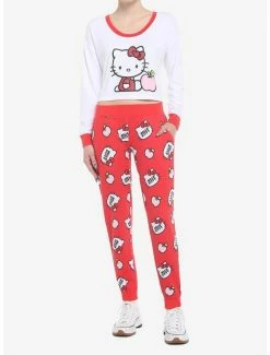 Cheap 😉 Hello Kitty Apple 👧 Girls Jogger Pajama Pants 😍 -Cheap Sanrio Store 19320927 av3