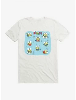 New 💯 Keroppi Happy Vibes T-Shirt 🎁 -Cheap Sanrio Store 19355099 hi