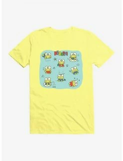 New 💯 Keroppi Happy Vibes T-Shirt 🎁 -Cheap Sanrio Store 19355108 hi 1