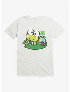 Discount 😍 Keroppi & Kokero Smiling T-Shirt ✨ -Cheap Sanrio Store 19355261 hi
