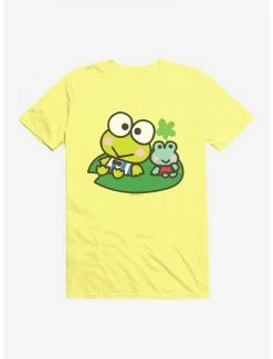 Discount 😍 Keroppi & Kokero Smiling T-Shirt ✨ -Cheap Sanrio Store 19355270 hi