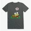 Coupon ❤️ Keroppi Outdoor Thinking T-Shirt ✨ -Cheap Sanrio Store 19355369 hi