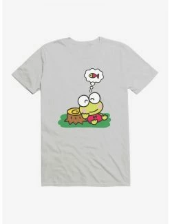 Coupon ❤️ Keroppi Outdoor Thinking T-Shirt ✨ -Cheap Sanrio Store 19355414 hi