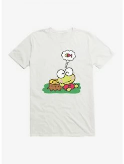Coupon ❤️ Keroppi Outdoor Thinking T-Shirt ✨ -Cheap Sanrio Store 19355423 hi