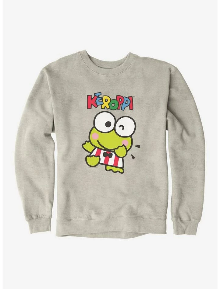 New โ Keroppi All Smiles Sweatshirt ๐ 3 New โ Keroppi All Smiles Sweatshirt ๐