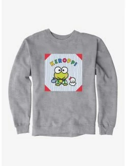 Best Pirce 🎁 Keroppi & Teru Teru Outting Sweatshirt 🎉 -Cheap Sanrio Store 19358625 hi
