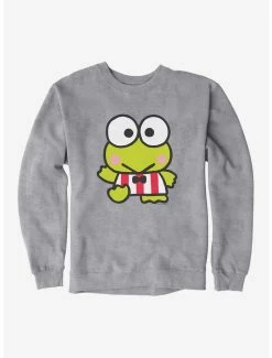 Cheap 😉 Keroppi Waving Stripes Sweatshirt 😀 -Cheap Sanrio Store 19358765 hi