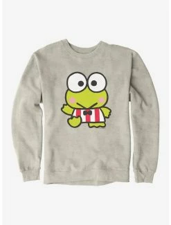 Cheap 😉 Keroppi Waving Stripes Sweatshirt 😀 -Cheap Sanrio Store 19358779 hi