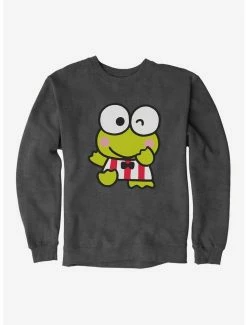 Discount 🔥 Keroppi Winking Sweatshirt 😉 -Cheap Sanrio Store 19358793 hi
