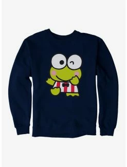 Discount 🔥 Keroppi Winking Sweatshirt 😉 -Cheap Sanrio Store 19358807 hi