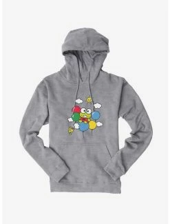 Flash Sale ⌛ Keroppi Balloon Escape Hoodie 👏 -Cheap Sanrio Store 19358870 hi