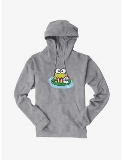 Best Pirce 🔔 Keroppi & Teru Teru Sitting Hoodie 👍 10 Best Pirce 🔔 Keroppi & Teru Teru Sitting Hoodie 👍 -Cheap Sanrio Store 19359255 hi