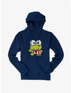 Coupon 🔥 Keroppi Waving Stripes Hoodie 😍 -Cheap Sanrio Store 19359367 hi